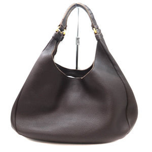 Bottega Veneta Campana Leather Bag Brown